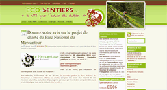 Desktop Screenshot of eco-sentiers.org
